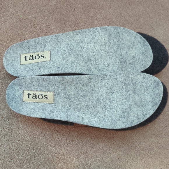 Taos Womens Woollery 2 gray slip on clogs Size 39 EU Size 8-8.5 USA - Picture 9 of 11